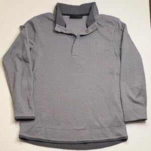 Under Armour Golf Men's Cold-gear Light Gray Pullover